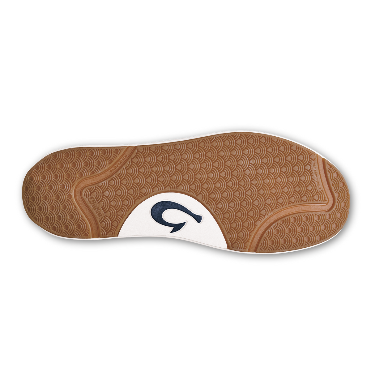 OluKai Lae‘ahi Lī ‘Ili Men's Leather Sneakers - Trench Blue