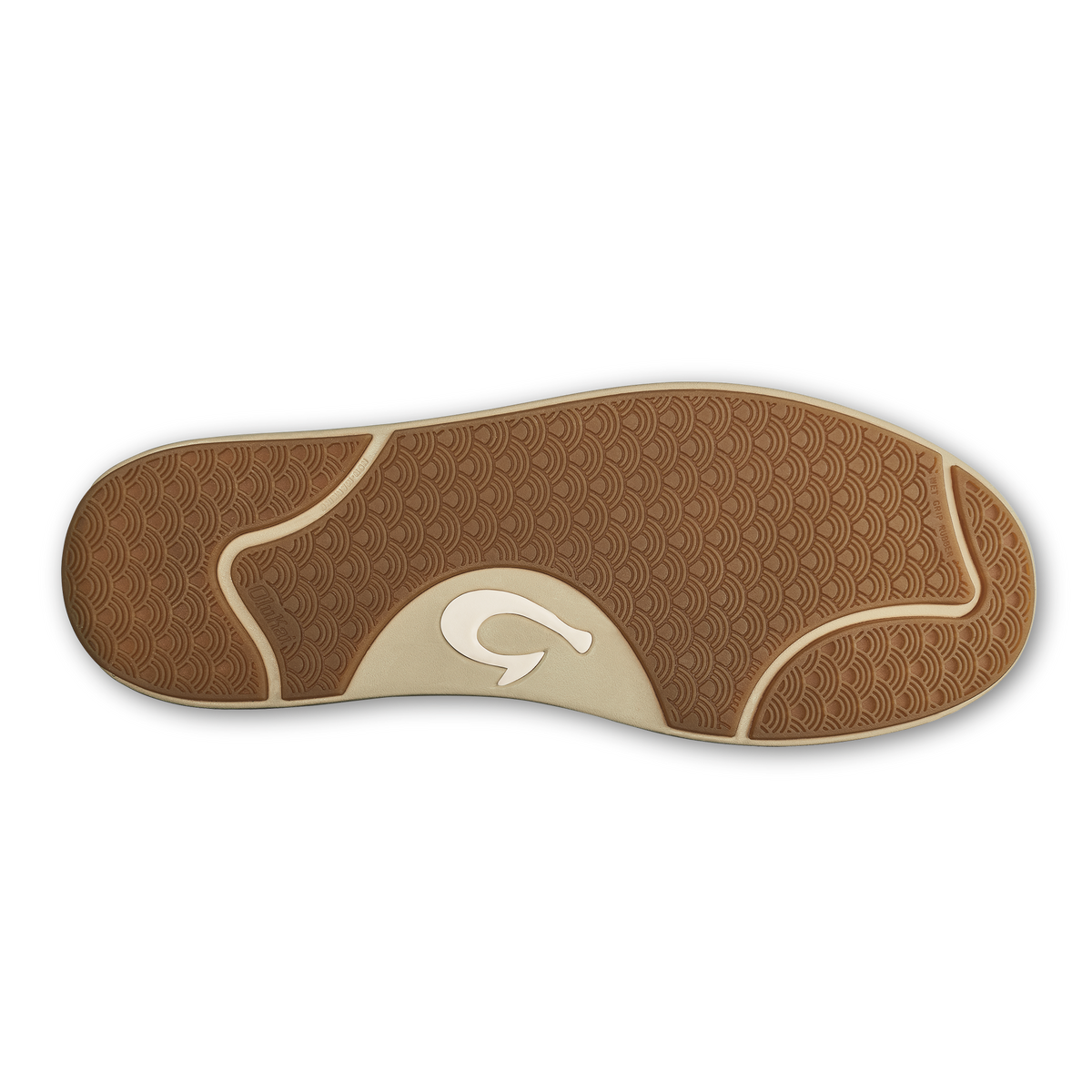 OluKai Lae‘ahi Lauhala Men's Leather Slip-On Sneakers - Fox