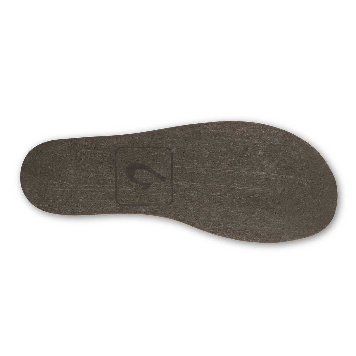 OluKai Moloā Men's Leather Slippers - Kona Coffee