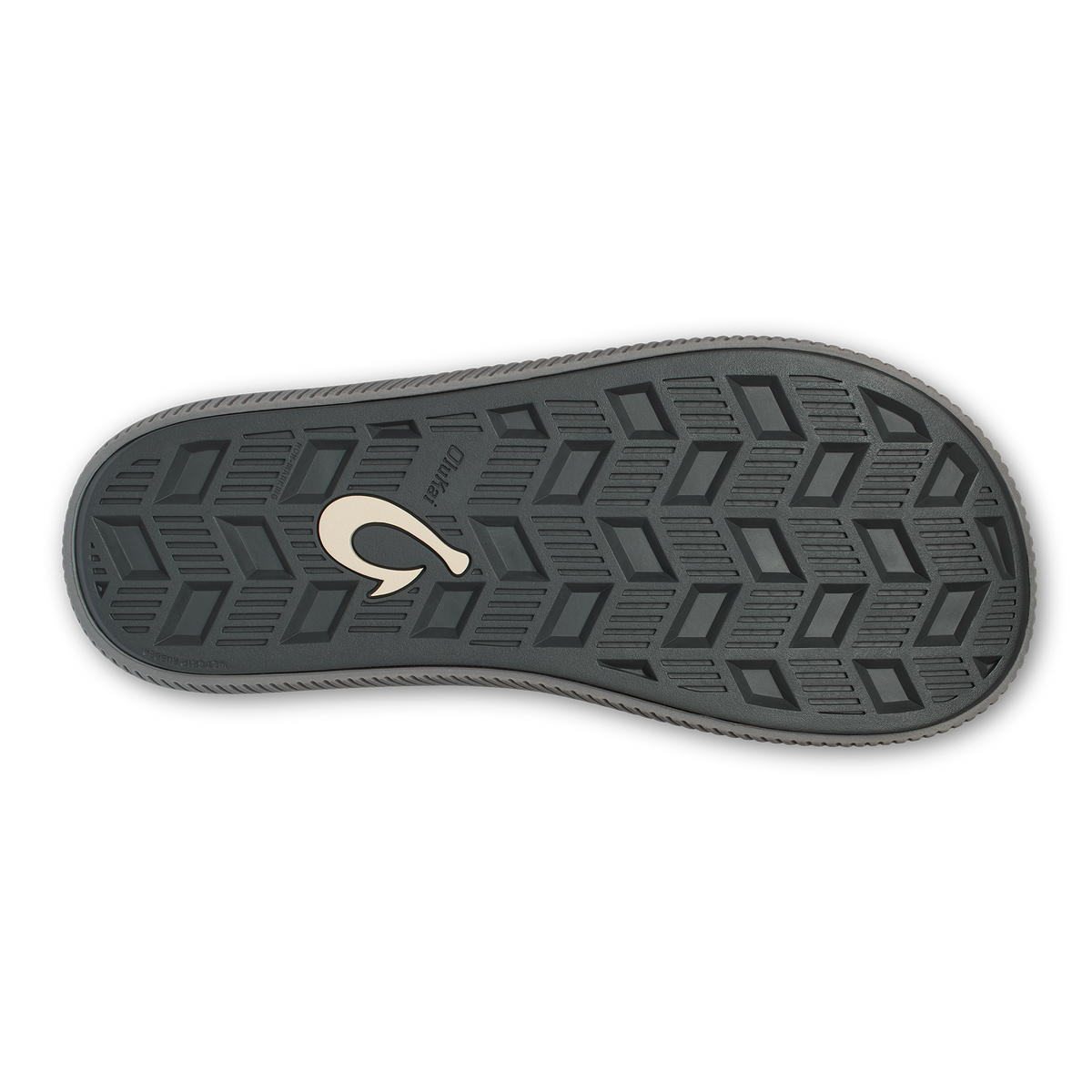 OluKai Ulele Men's Beach Sandals - Blue Depth / Charcoal