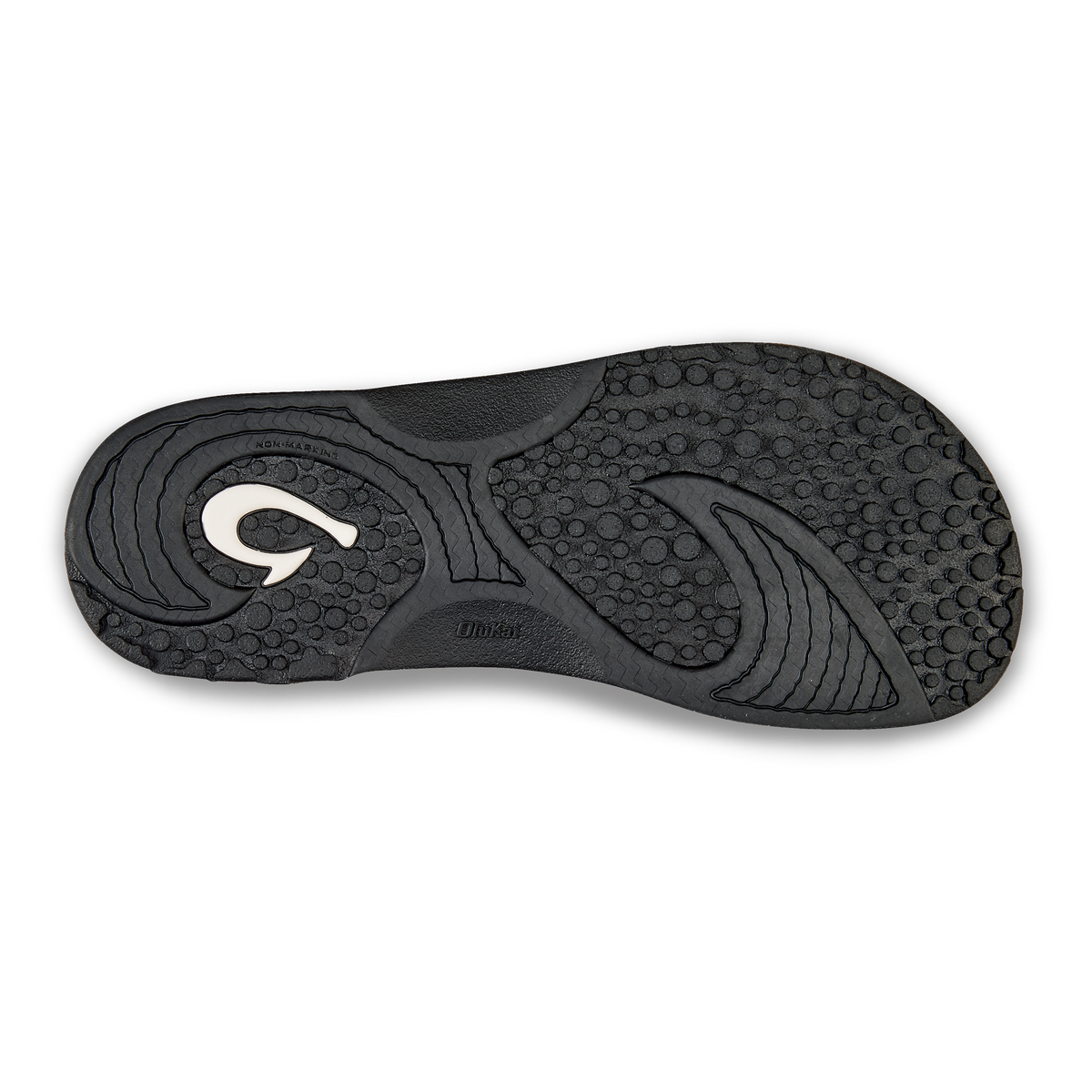 OluKai Nalu Slide Men's Beach Slide Sandals - Black
