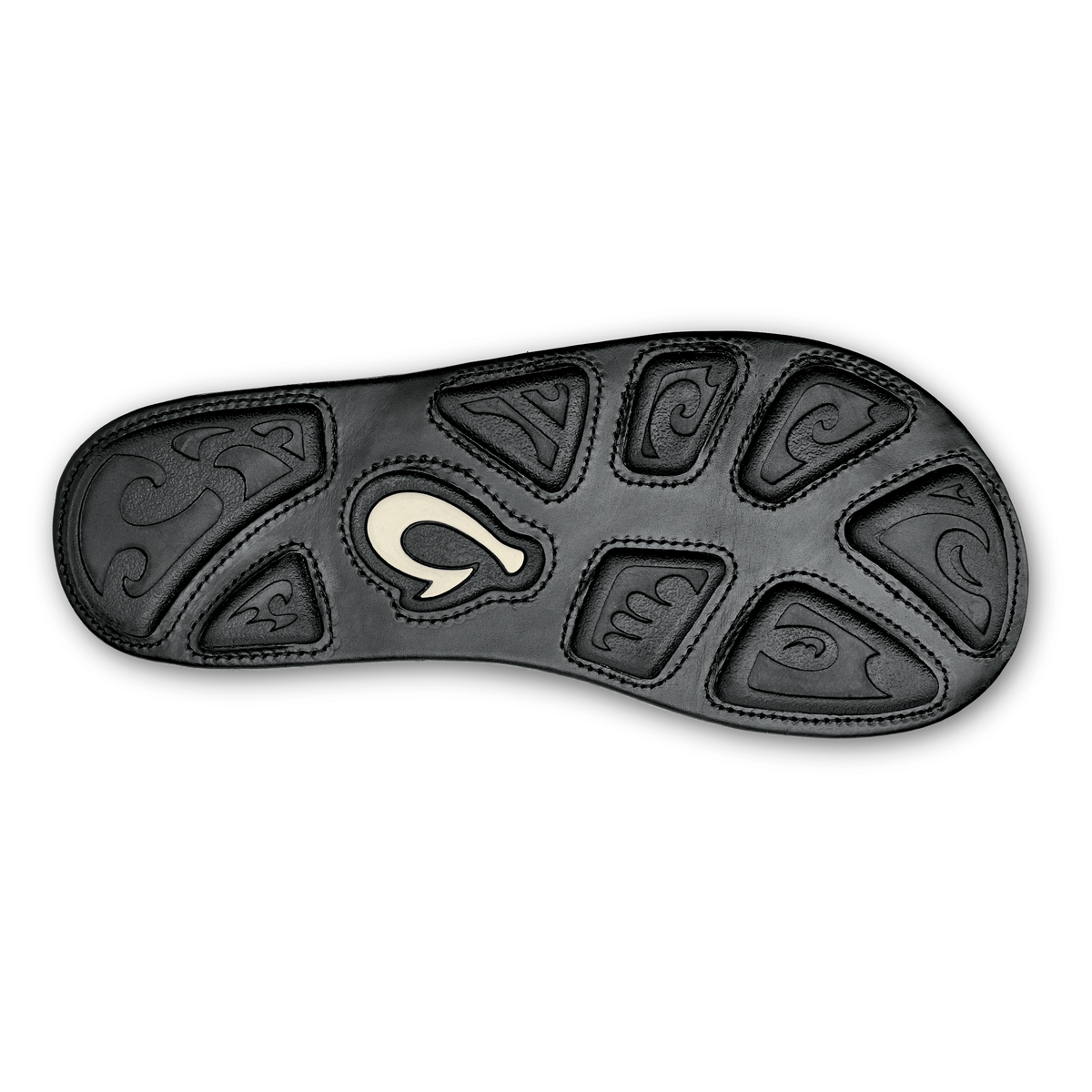 OluKai OluKai Mea Ola - Black | Men's Leather Beach Sandals