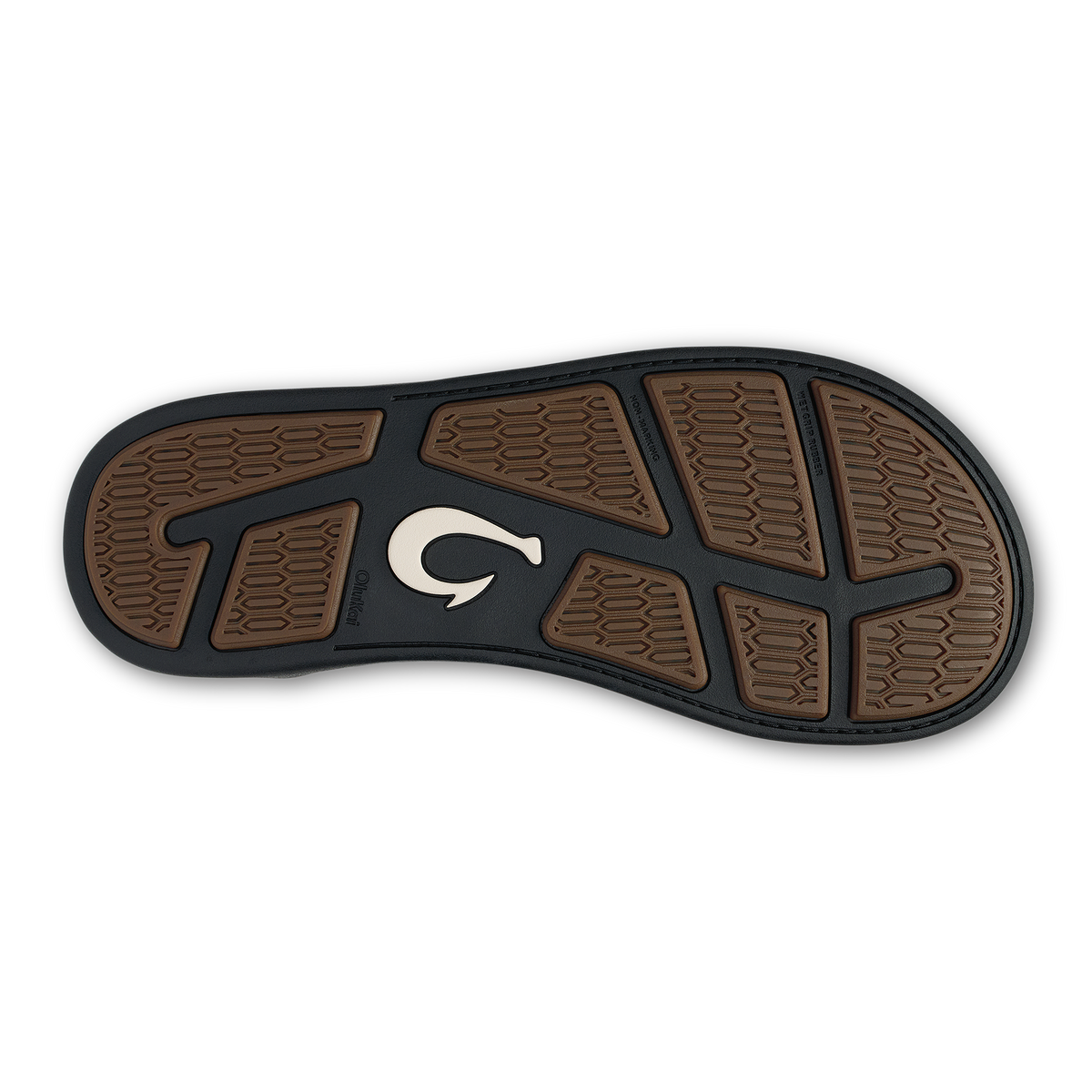 OluKai Tuahine Palm - Lava Rock / Dk Shadow