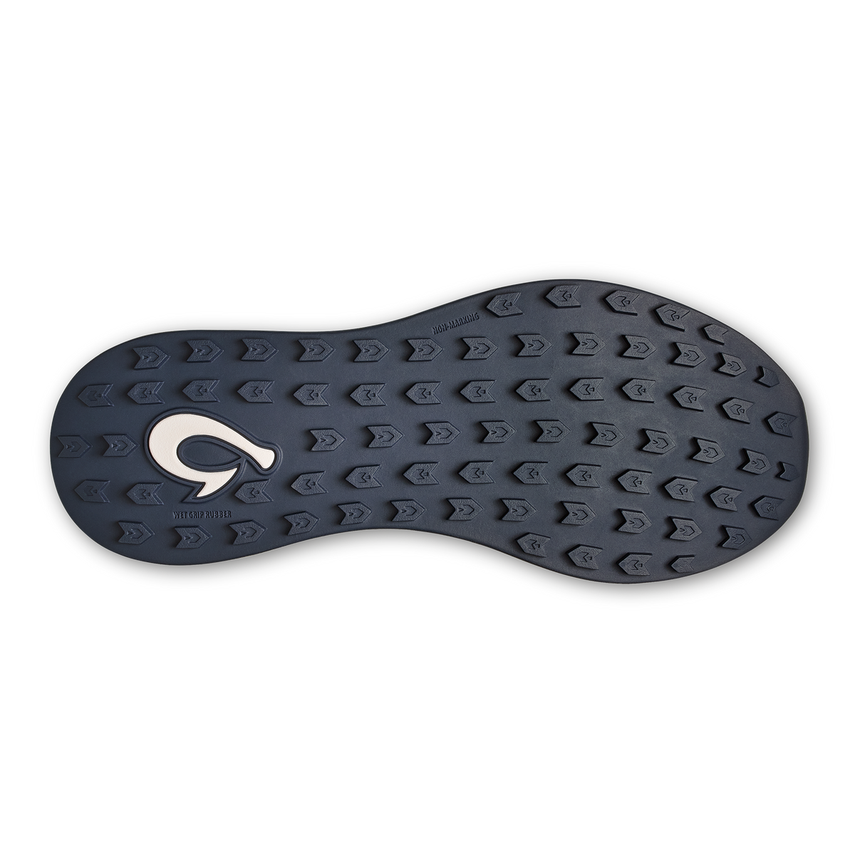 OluKai Manele Men’s Breathable Golf Shoes - Bright White / Mood Indigo