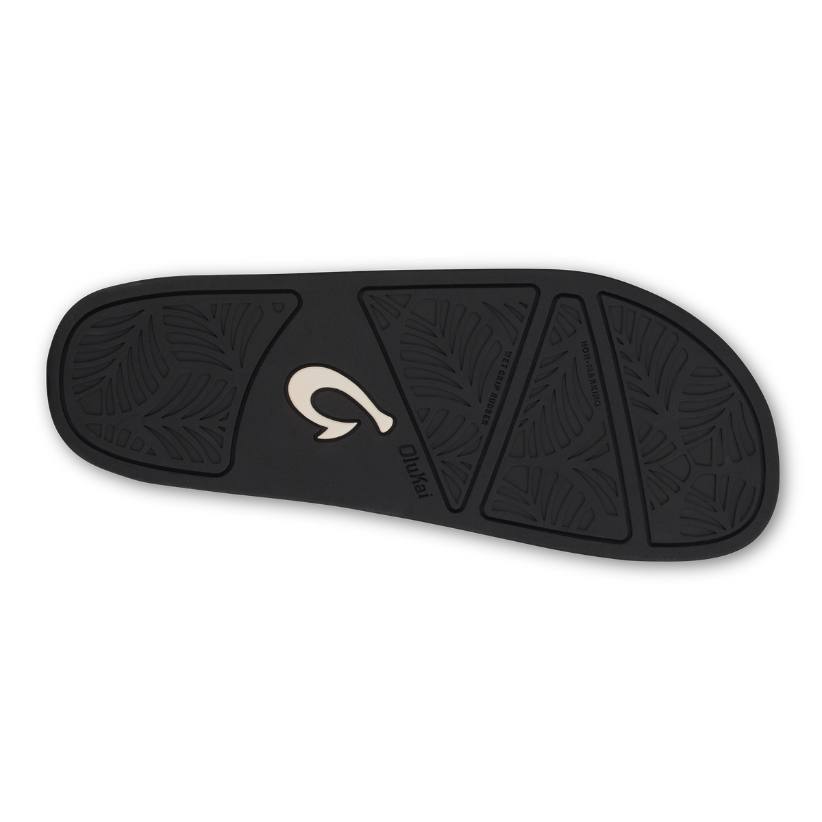 OluKai Kīpe'a Heu Women‘s Flip Flop Slippers - Black