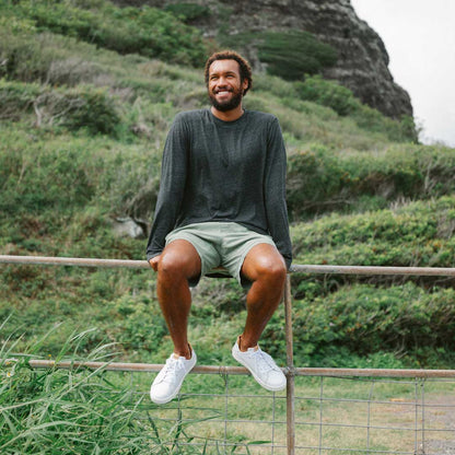 OluKai Lae‘ahi Lī ‘Ili Men's Leather Sneakers for Men