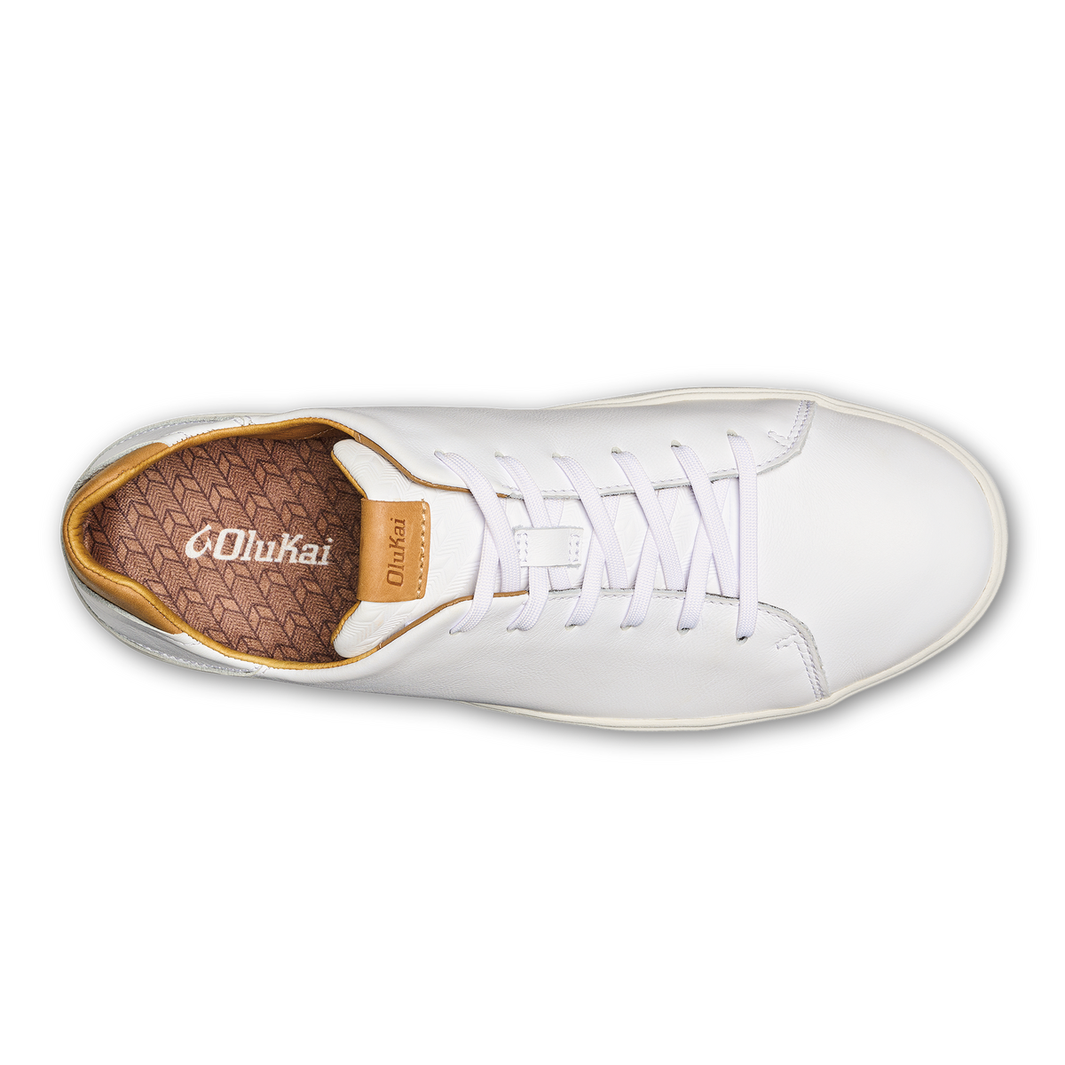 OluKai Lae‘ahi Lī ‘Ili Men's Leather Sneakers for Men