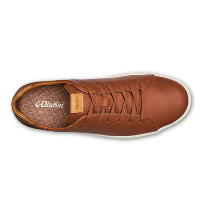 OluKai Lae‘ahi Lī ‘Ili Men's Leather Sneakers for Men