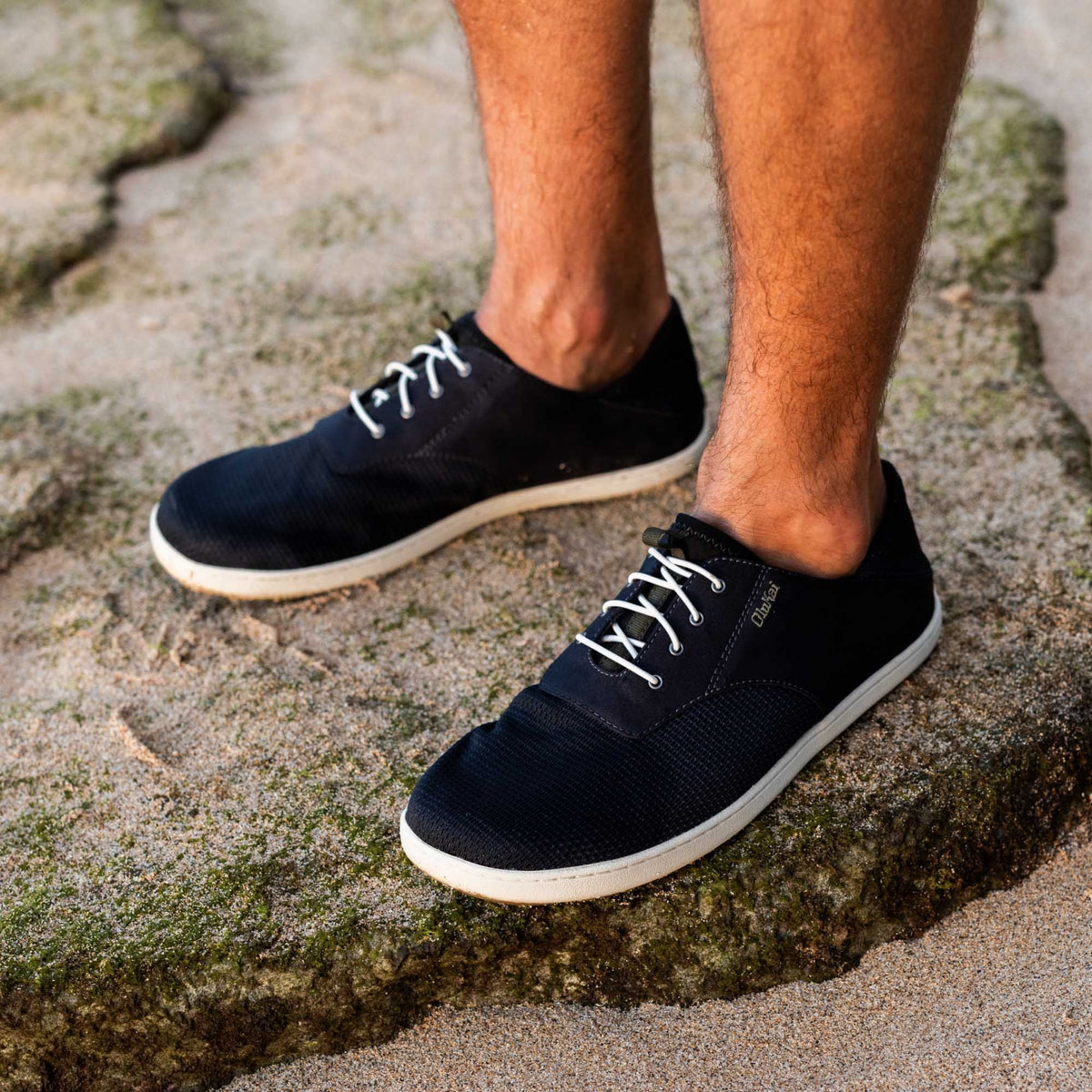 OluKai Nohea Moku Men's Boat Shoes for Men