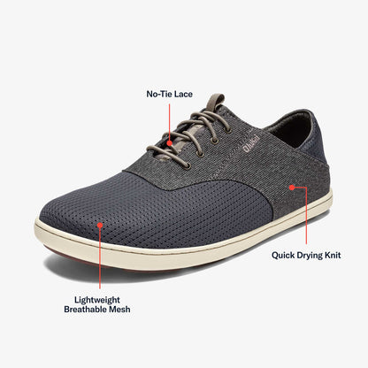 OluKai Nohea Moku Men's Boat Shoes for Men