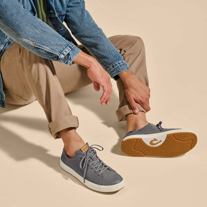 OluKai Lae‘ahi Lī ‘Ili Men's Leather Sneakers for Men