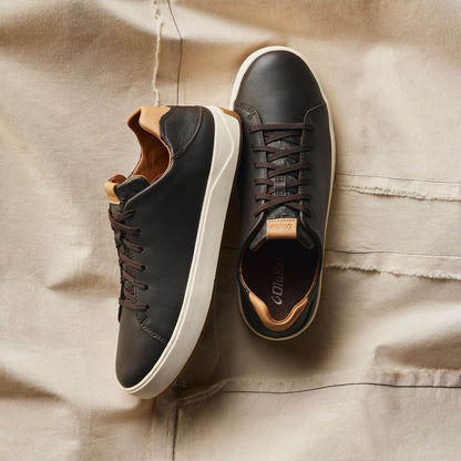 OluKai Lae‘ahi Lī ‘Ili Men's Leather Sneakers for Men