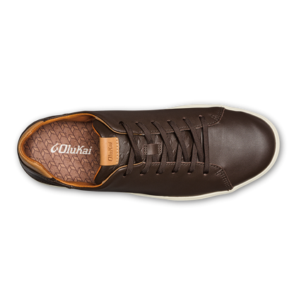OluKai Lae‘ahi Lī ‘Ili Men's Leather Sneakers for Men