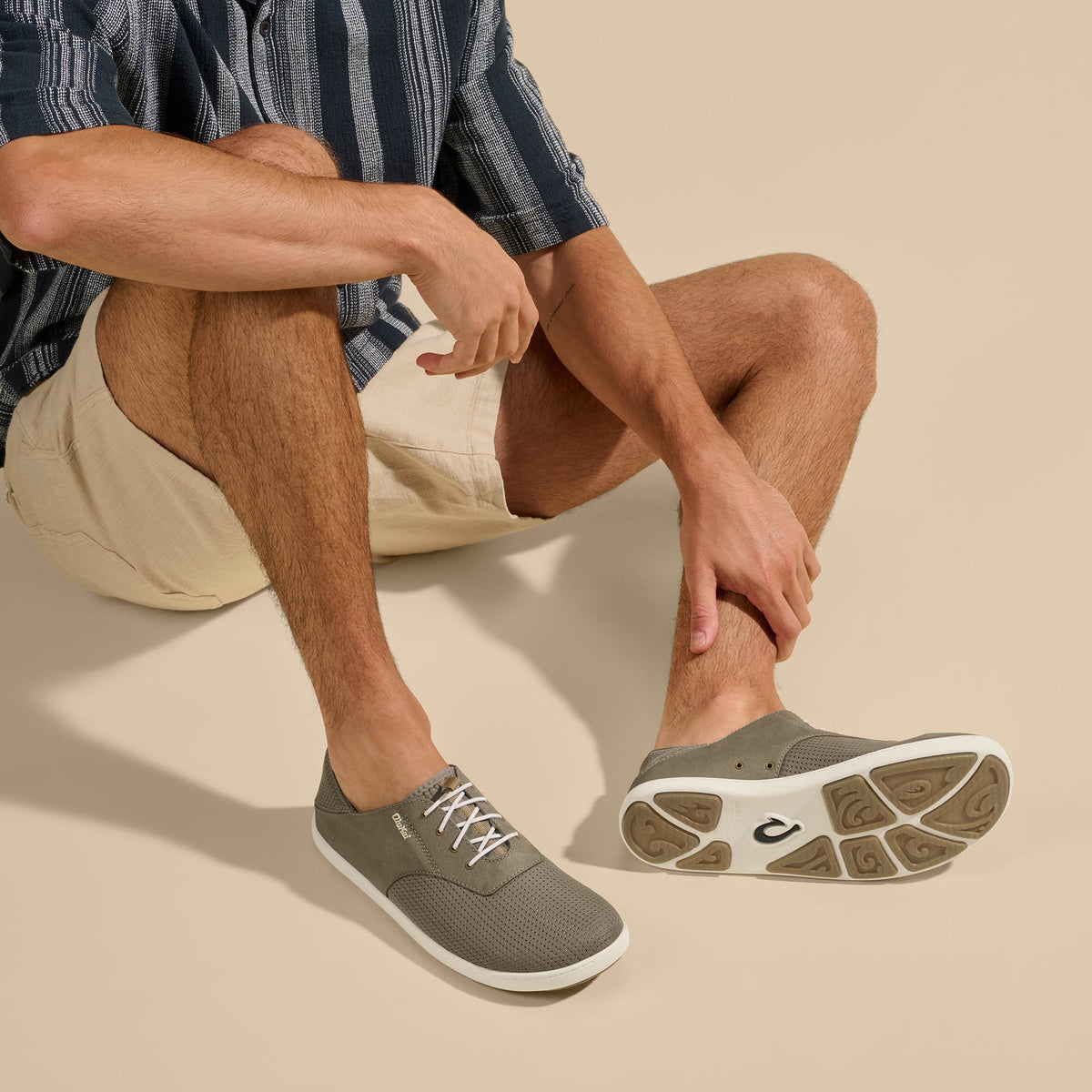 OluKai Nohea Moku Men's Boat Shoes for Men