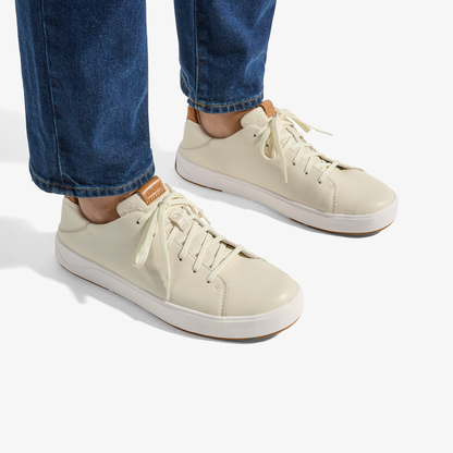 OluKai Lae‘ahi Lī ‘Ili Men's Leather Sneakers for Men