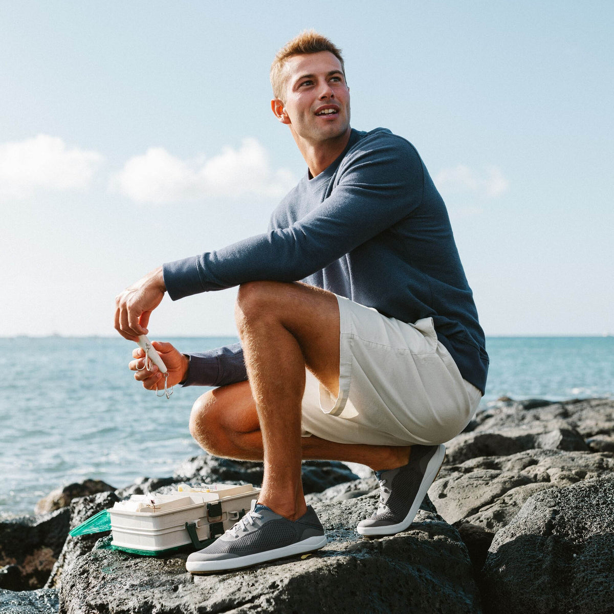 OluKai Moku Pae Men's Boat Shoes for Men