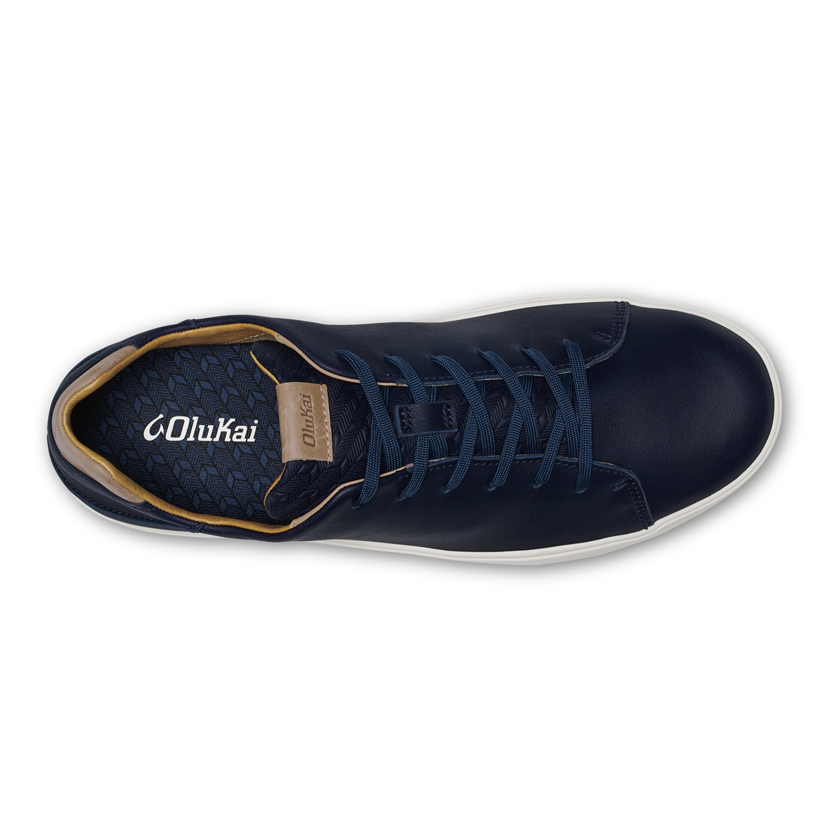 OluKai Lae‘ahi Lī ‘Ili Men's Leather Sneakers for Men