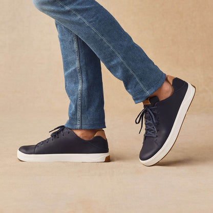 OluKai Lae‘ahi Lī ‘Ili Men's Leather Sneakers for Men