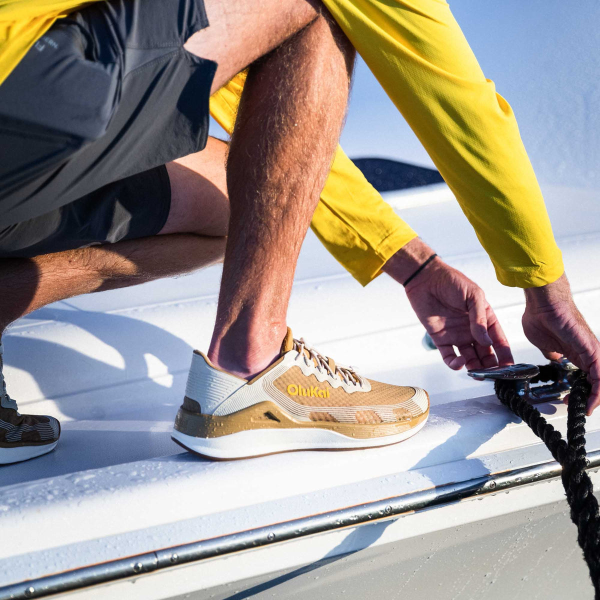 OluKai ‘Ahi Men’s Water Boat Shoes for Men