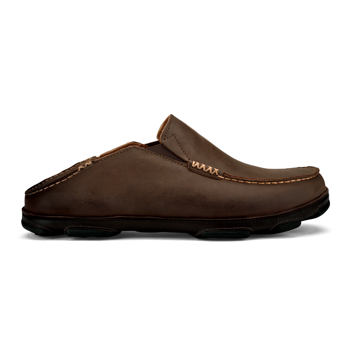 OluKai Moloā Men's Leather Slip On Shoes for Men