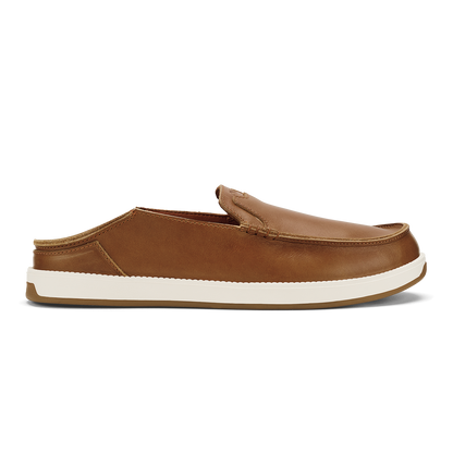 OluKai Kākaha Nia Men‘s Leather Slip-On Shoes for Men