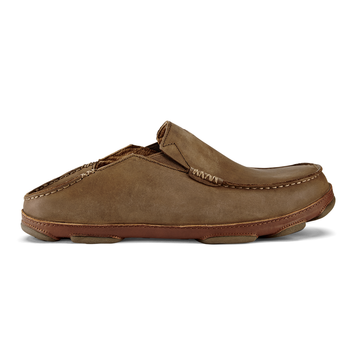 OluKai Moloā Men's Leather Slip On Shoes for Men