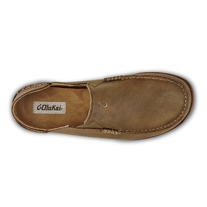 OluKai Moloā Men's Leather Slip On Shoes for Men