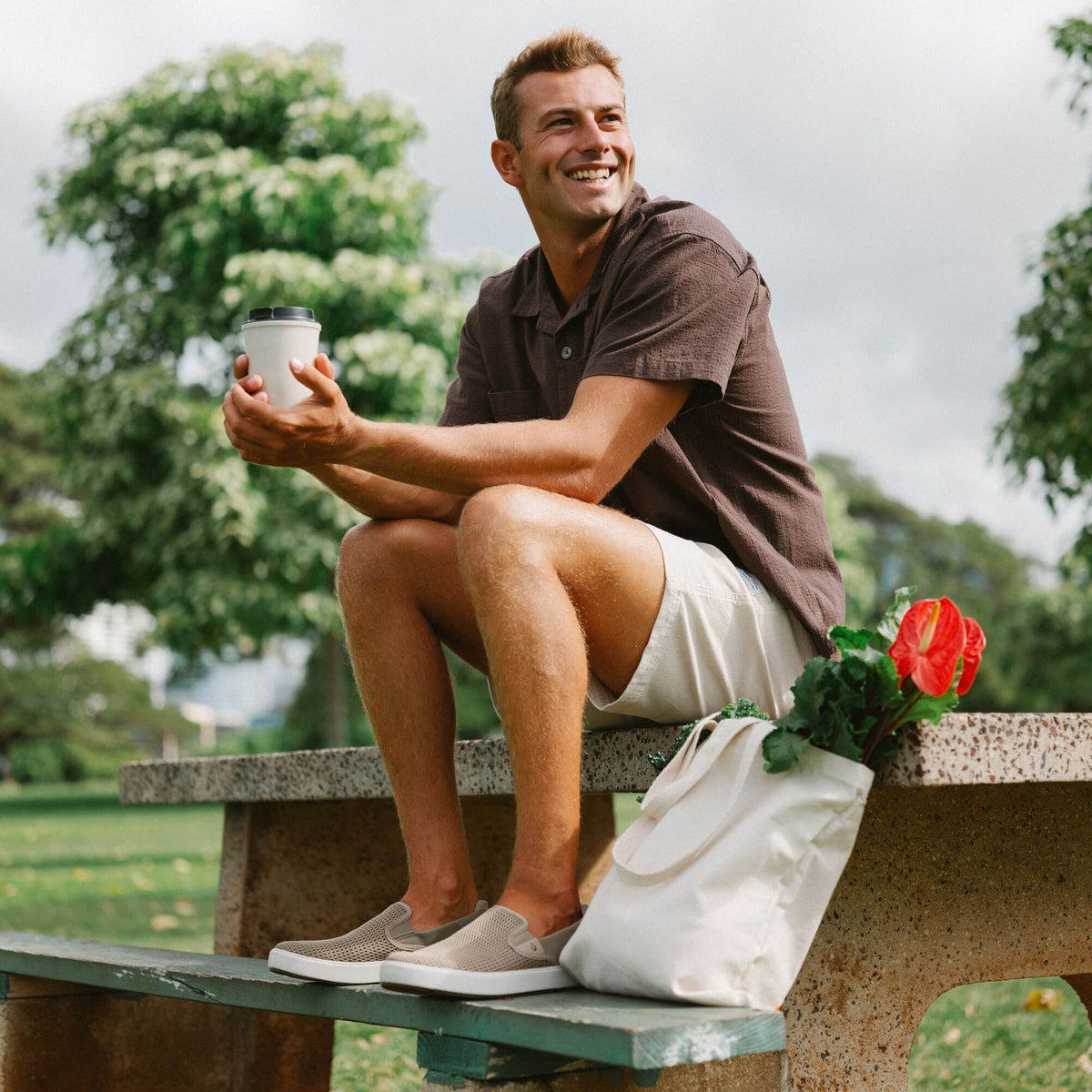 OluKai Lae‘ahi Men's Slip-On Sneakers for Men
