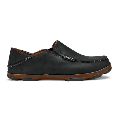 OluKai Moloā Men's Leather Slip On Shoes for Men