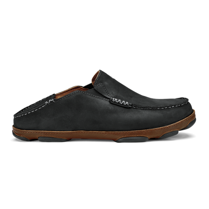 OluKai Moloā Men's Leather Slip On Shoes for Men