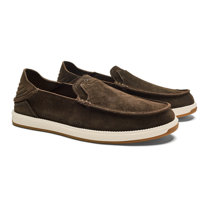 OluKai Kākaha Nia Men‘s Suede Slip-On Shoes for Men