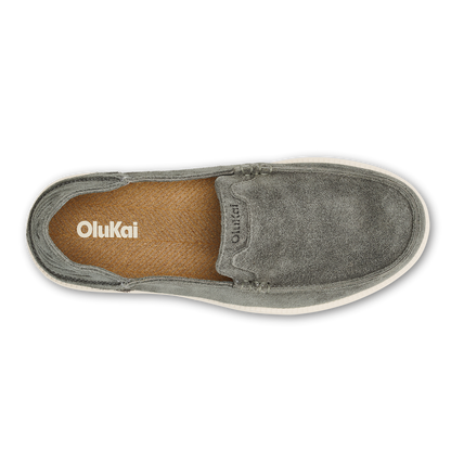 OluKai Kākaha Nia Men‘s Suede Slip-On Shoes for Men