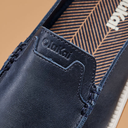 OluKai Kākaha Nia Men‘s Suede Slip-On Shoes for Men