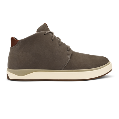 OluKai Papakū 'Ili Men’s Waterproof Leather Boots- Mustang for Men