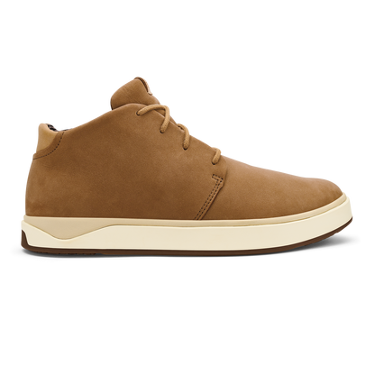 OluKai Papakū 'Ili Men’s Waterproof Leather Boots- Tan for Men