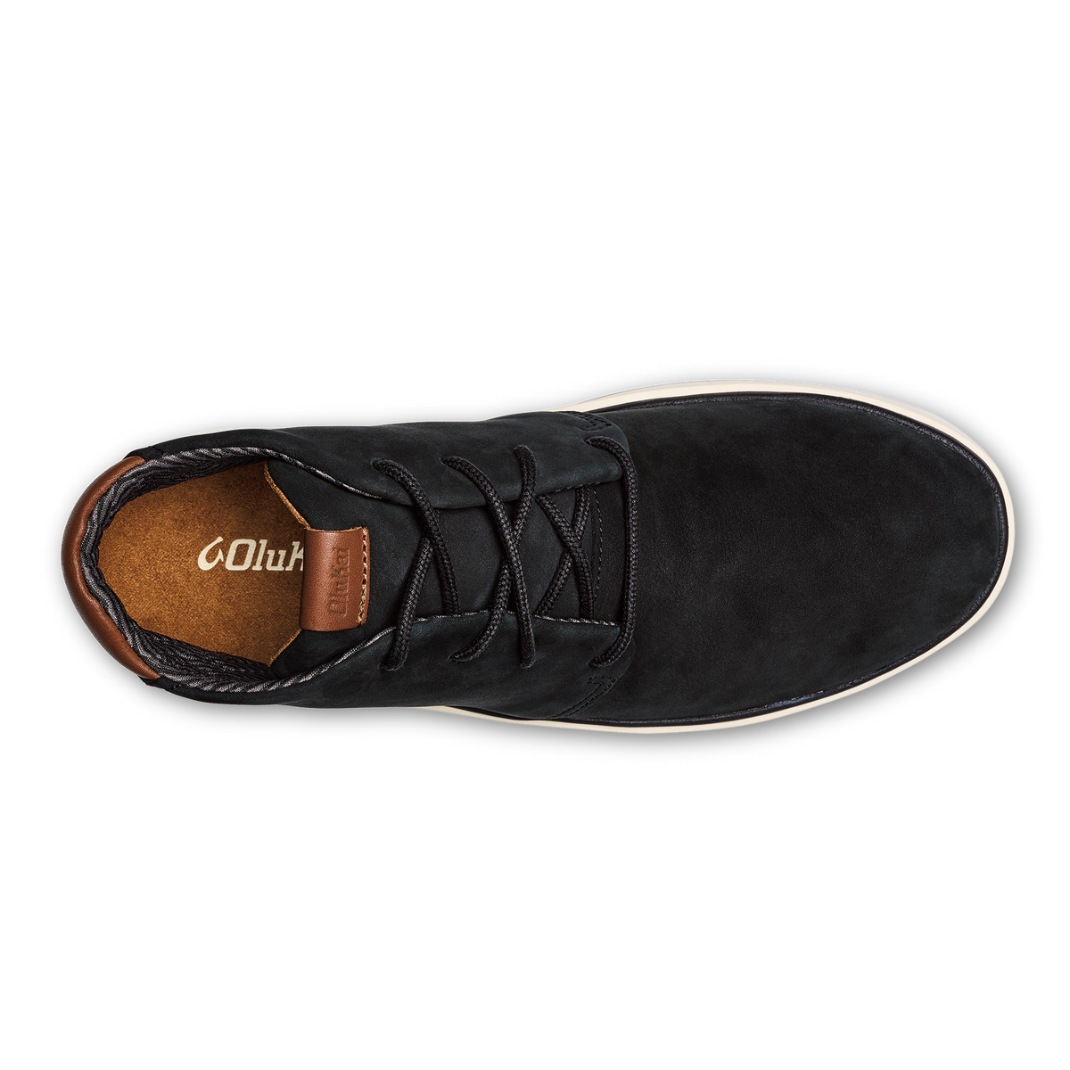 OluKai Papakū 'Ili Men’s Waterproof Leather Boots- Black for Men