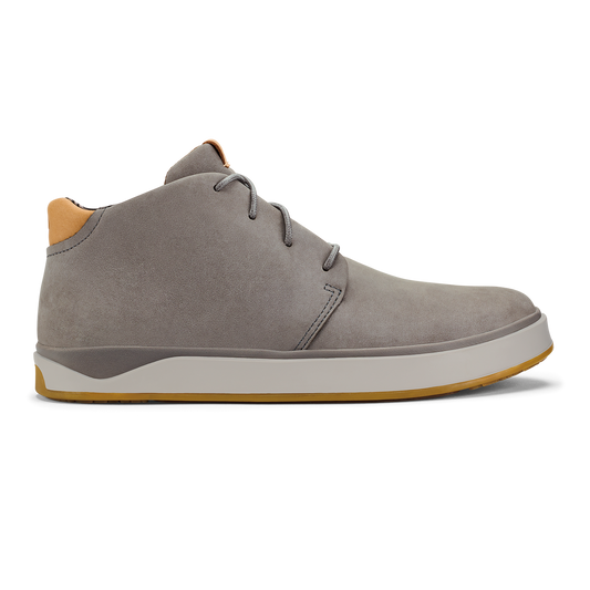 OluKai Papakū 'Ili Men’s Waterproof Leather Boots- Graphite for Men