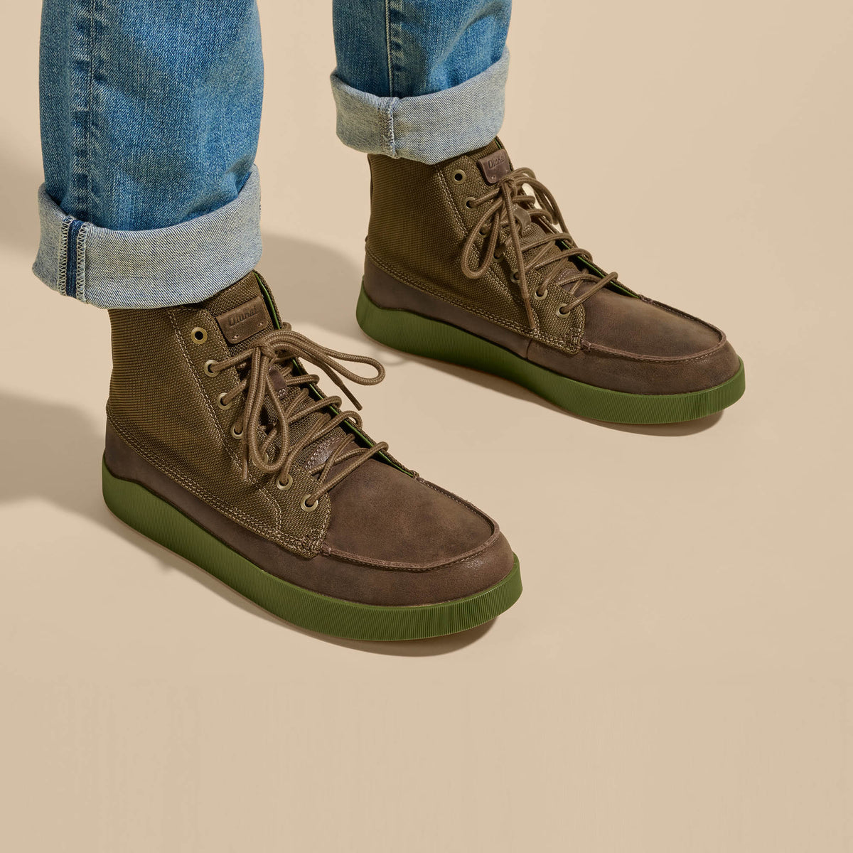 OluKai Mōlina Men’s Waterproof Leather Boots for Men