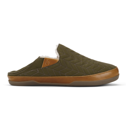 OluKai Hanohano Men’s Waxed Canvas Slippers for Men