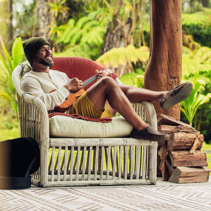 OluKai Moloā Men's Nubuck Leather Slippers for Men