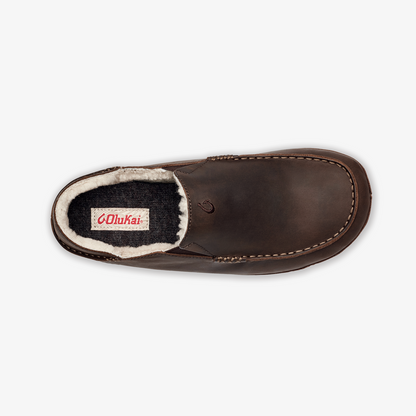 OluKai Moloā Men's Nubuck Leather Slippers for Men