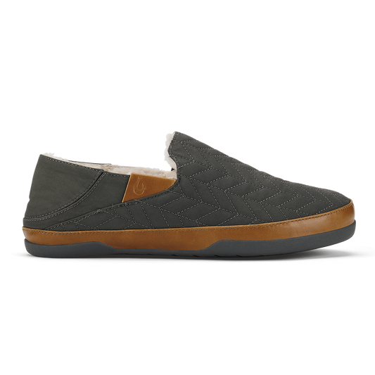 OluKai Hanohano Men’s Waxed Canvas Slippers for Men