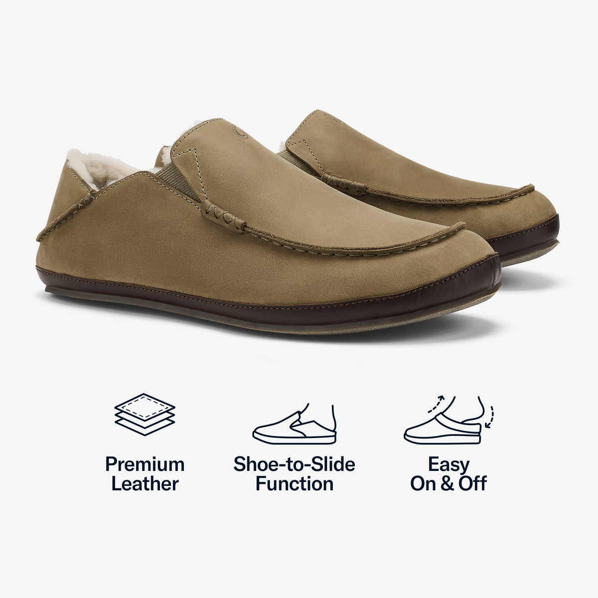 OluKai Moloā Slipper for Men