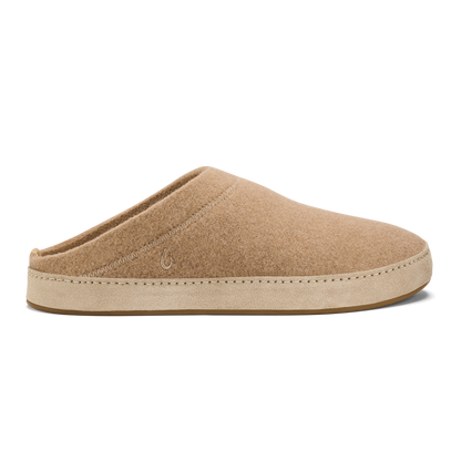 OluKai Hāmani Hulu Men’s Wool Mule Slippers for Men