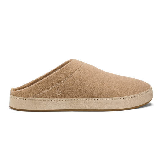 OluKai Hāmani Hulu Men’s Wool Mule Slippers for Men