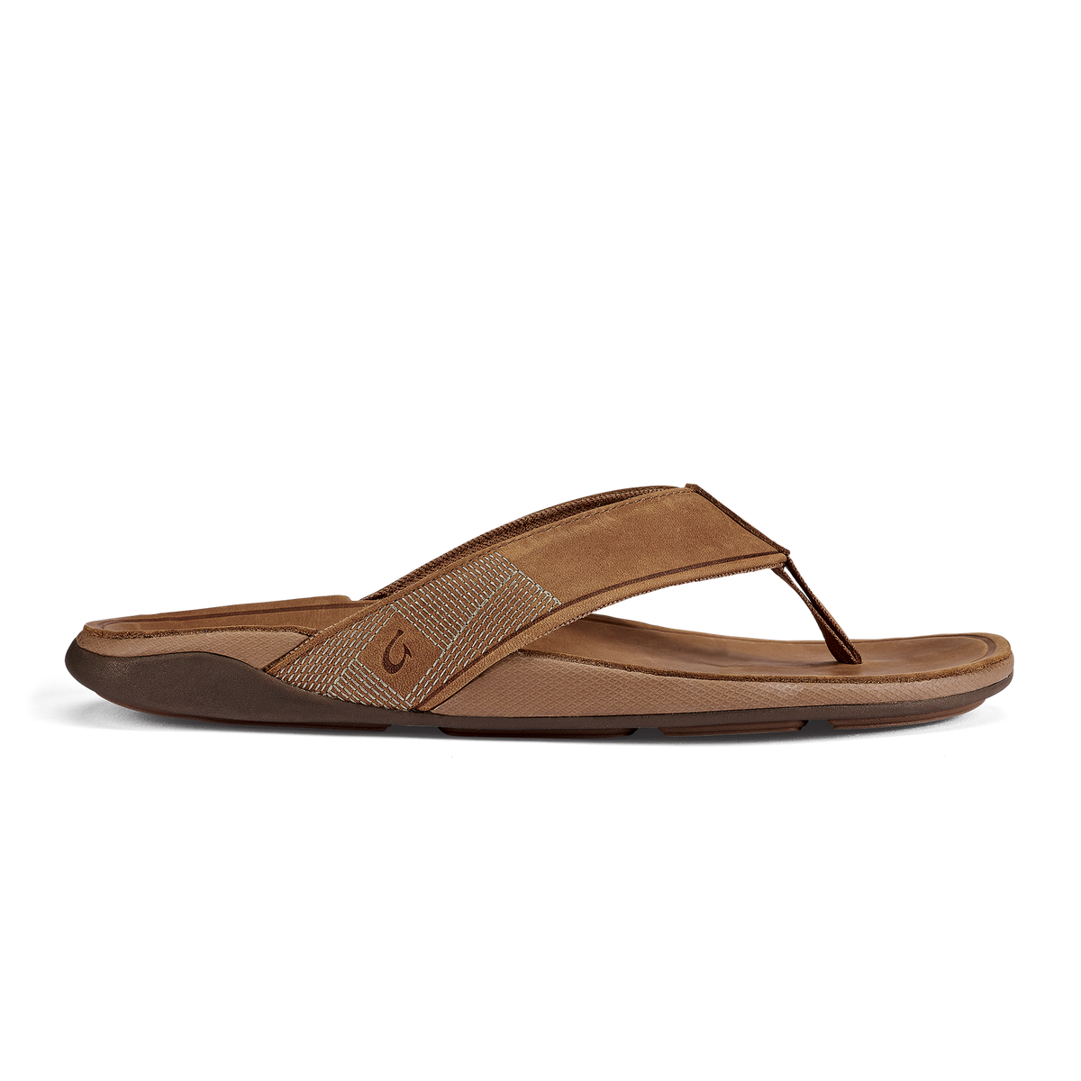 OluKai Tuahine Men's Waterproof Leather Beach Sandals for Men