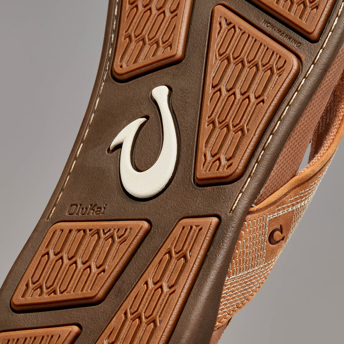OluKai Tuahine Men's Waterproof Leather Beach Sandals for Men