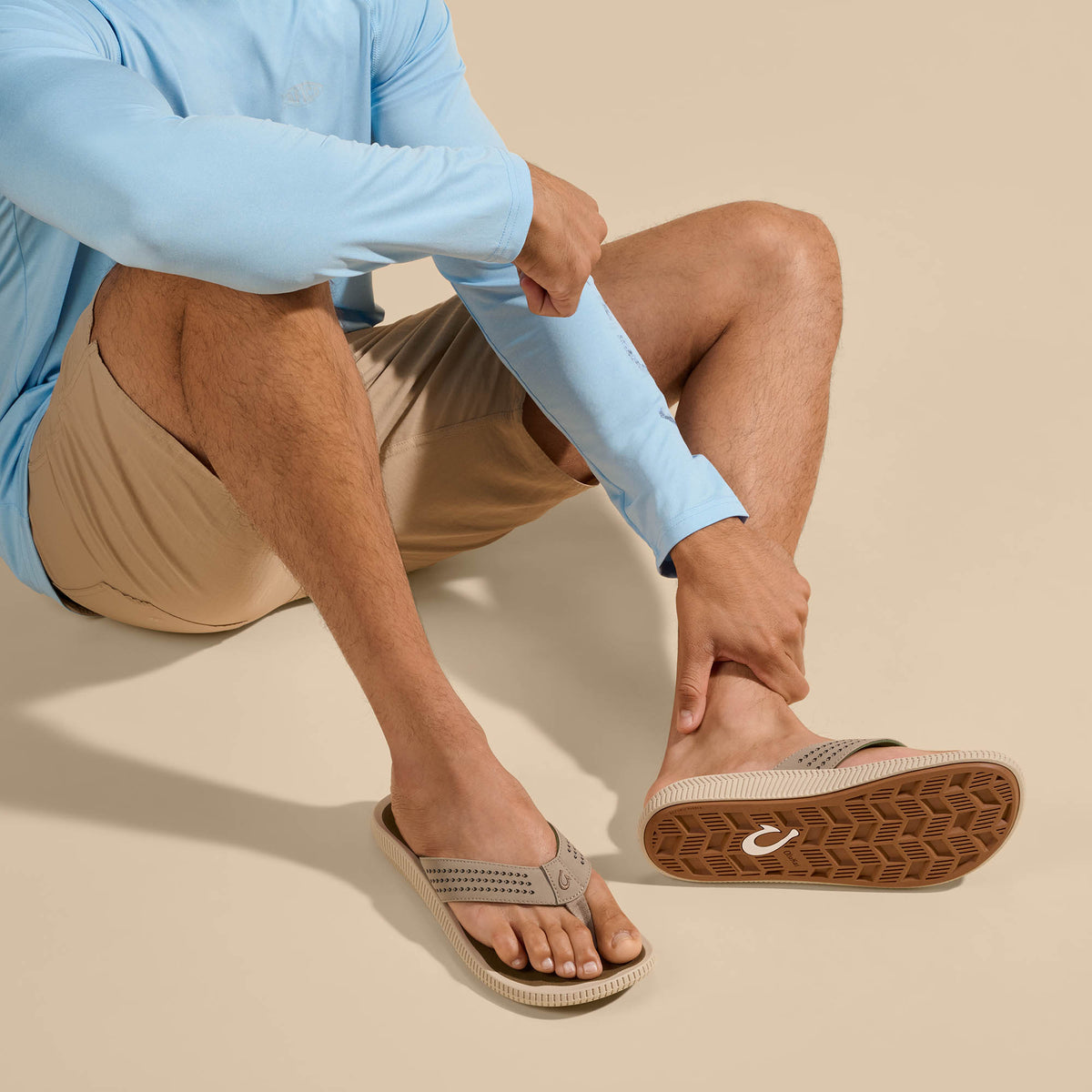 OluKai Ulele Men's Water-Ready Beach Sandals for Men