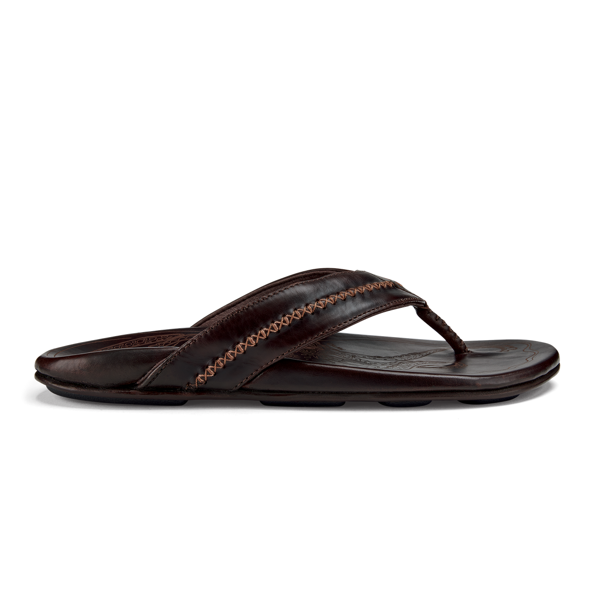 OluKai Mea Ola Men's Leather Beach Sandals for Men