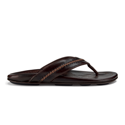 OluKai Mea Ola Men's Leather Beach Sandals for Men